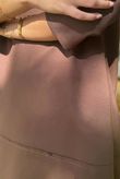 Scuba Stretch Funnel Neck Cocoon Dress Chocolate /3=